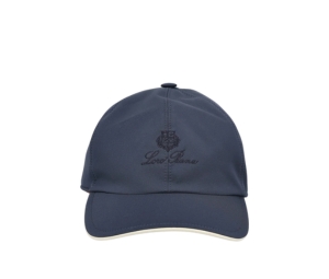 Buy Loro Piana Logo-Embroidered Baseball Cap Navy Blue at Sasom – Authentic and Ready to Ship