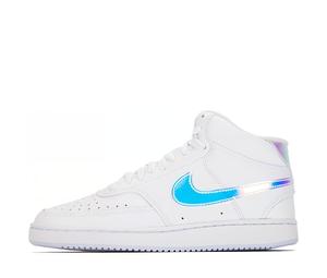 Buy Nike Court Vision Mid 'White Iridescent' Women's at Sasom – Authentic and Ready to Ship