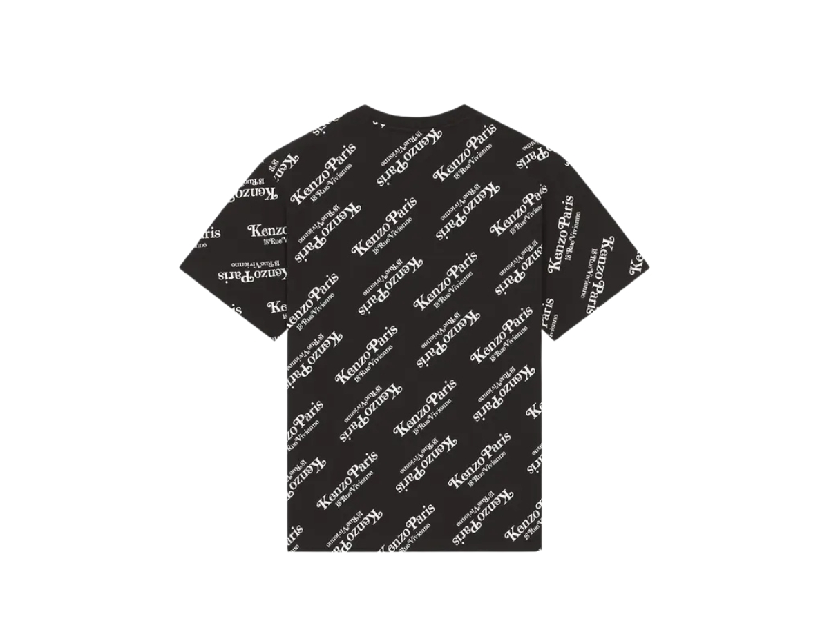 Kenzo x Verdy Oversized Logo Print Cotton Jersey T-Shirt Black