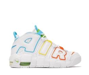 スニーカー Nike Air More Uptempo White Rush Fuchsia FN6976-100 NIKE Grade School Air More Uptempo FN6976 100 - Shiekh