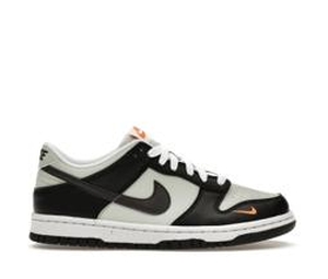 Buy Nike Dunk Low Black Bright Mandarin Mini Swoosh (GS) at Sasom – Authentic and Ready to Ship
