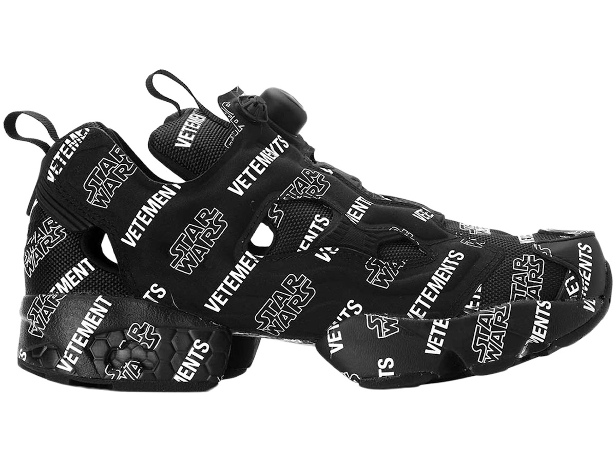 Reebok Instapump Fury Vetements Star Wars Black White 新品