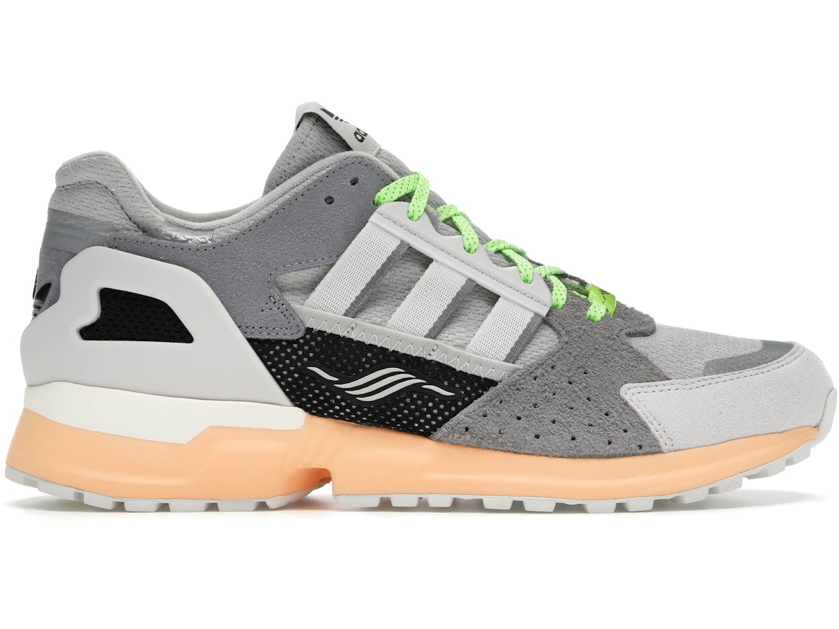 สนีกเกอร์ adidas ZX 10000 C Grey Acid Orange | SASOM