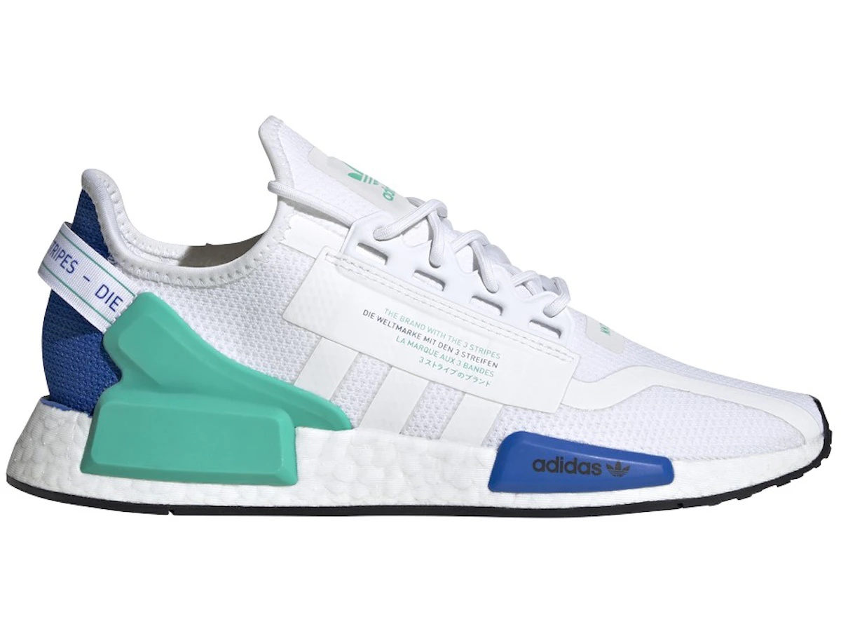 adidas gazelle silver green womens adidas Nmd R1 Cloud White Acid Red (Women's)