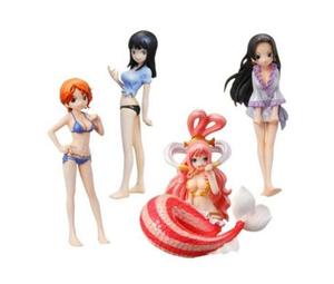 Buy Bandai America One Piece Half Age Characters Nami, Robin, Hancock & Shirahoshi Heroines Figure Set at Sasom – Authentic and Ready to Ship