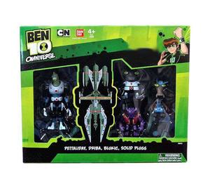 Buy Bandai America Ben 10 Omniverse Pettaliday, Driba, Blukic & Solid Plugg Toys 'R Us Exclusive Action Figure 4-Pack at Sasom – Authentic and Ready to Ship