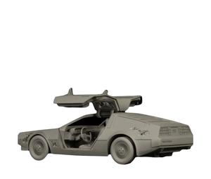 Buy Daniel Arsham Eroded Delorean Figure (Edition of 500) Grey at Sasom – Authentic and Ready to Ship