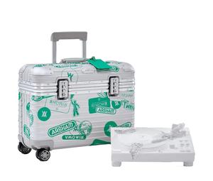 Buy Daniel Arsham x Rimowa Eroded Turnable White with Silver Pilot Case (Edition of 500) at Sasom – Authentic and Ready to Ship