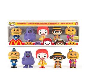 Buy Funko Pop! Ad Icons McDonalds Officer Mac/Grimace/Ronald McDonald/Hamburglar/Mayor McCheese 5-Pack at Sasom – Authentic and Ready to Ship