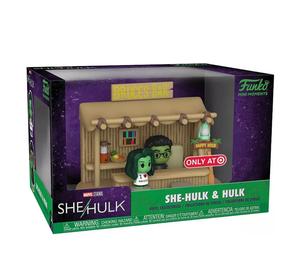 Buy Funko Mini Moments Marvel Studios She-Hulk & Hulk Bruce's Bar Target Exclusive Figure at Sasom – Authentic and Ready to Ship
