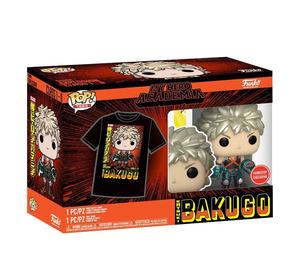 Buy Funko Pop! Tees My Hero Academia Katsuki Bakugo With Tee GameStop Exclusive Figure at Sasom – Authentic and Ready to Ship