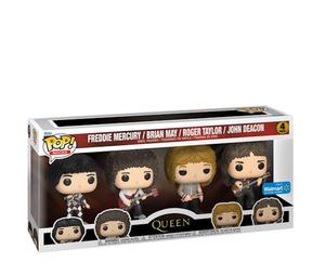 Buy Funko Pop! Rocks Queen Freddie Mercury, Brian May, Roger Taylor & John Deacon Walmart Exclusive 4-Pack at Sasom – Authentic and Ready to Ship