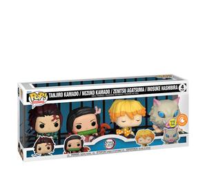 Buy Funko Pop! Animation Demon Slayer GITD Crunchyroll Exclusive 4-Pack at Sasom – Authentic and Ready to Ship