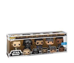 Buy Funko Pop! Star Wars Obi-Wan Kenobi, Darth Vader, Kawlan Roken, Tala Durith & Reva (Second Sister) Walmart Exclusive 5-Pack at Sasom – Authentic and Ready to Ship