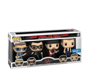 Buy Funko Pop! Rocks U2 Zoo TV Adam, Bono, The Edge & Larry Walmart Exclusive 4-Pack at Sasom – Authentic and Ready to Ship