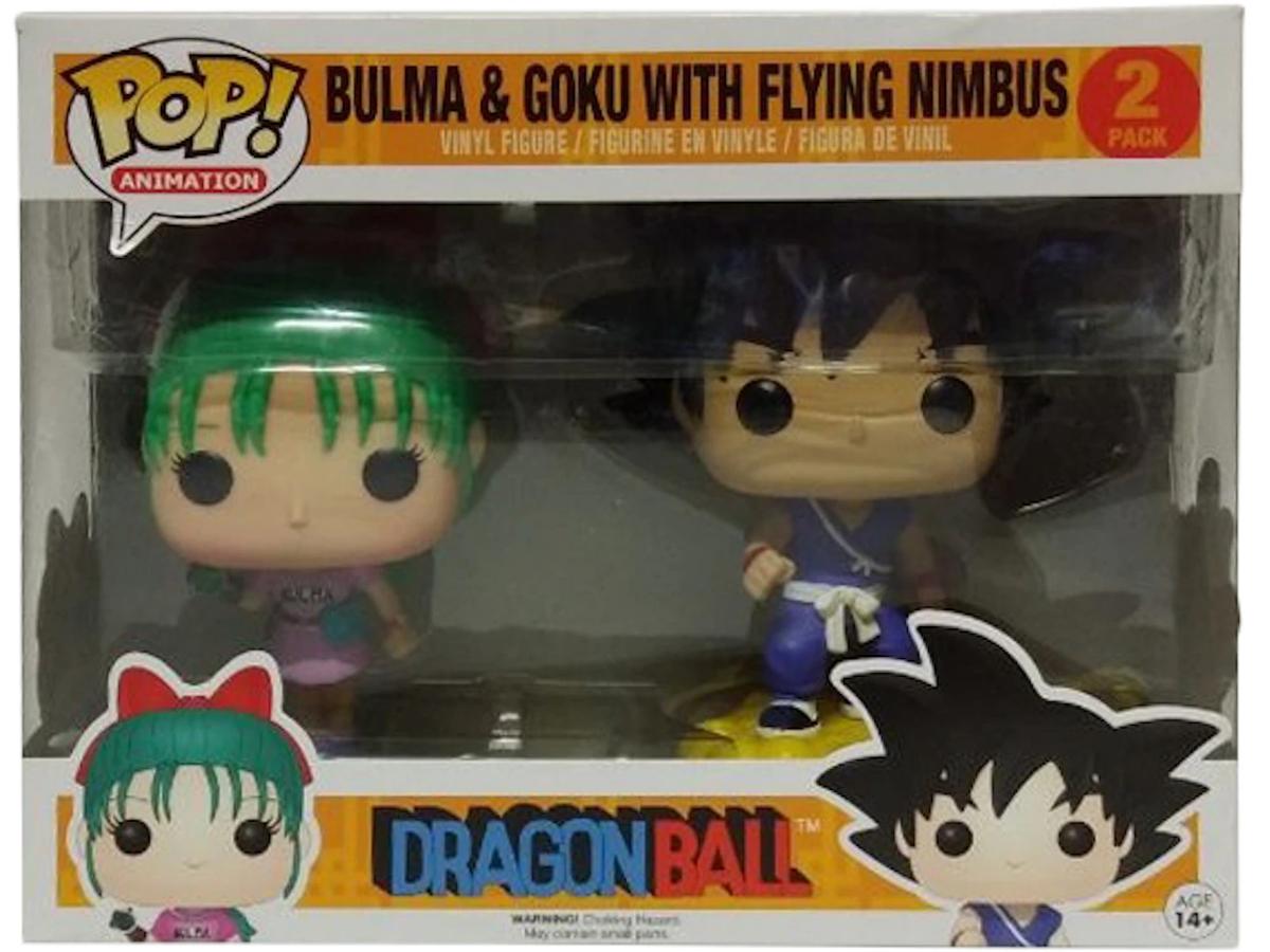 Funko Pop! Animation Dragonball Bulma & Goku with Flying Nimbus 2 Pack