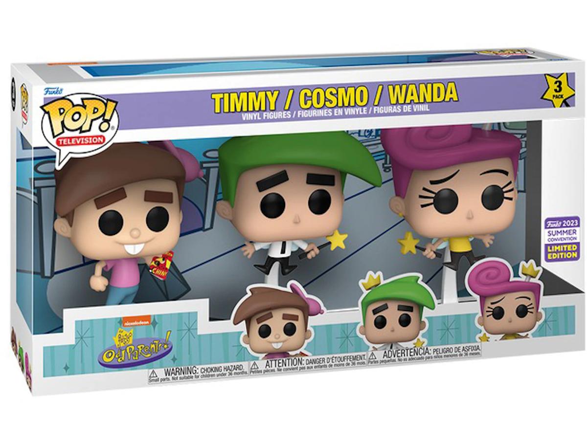 Funko Pop! Television Fairly Oddparents 2023 Summer Convention Limited Edition 3-Pack