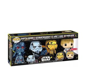 Buy Funko Pop! Star Wars Retro Series Target Exclusive 4-Pack at Sasom – Authentic and Ready to Ship