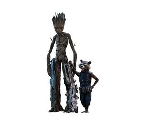 Buy Hot Toys Marvel Movie Masterpiece Groot & Rocket Raccoon Infinity War Collectible Figure at Sasom – Authentic and Ready to Ship