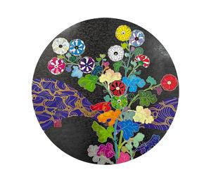 Buy Takashi Murakami Korin Hohashi: Return from a Wandering Journey Prints (Signed, Edition of 300) Black Purple at Sasom – Authentic and Ready to Ship