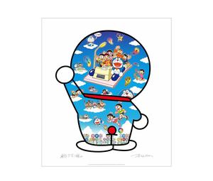 Buy Takashi Murakami Doraemon, Let's Go Beyond The Dimension with Fujiko F. Fujio on a Time Machine Print (Signed, Edition of 300) at Sasom – Authentic and Ready to Ship