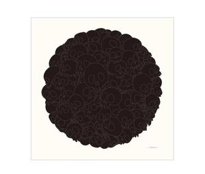 Buy Takashi Murakami for BLM Black Skulls Round Print (Signed, Edition of 300) at Sasom – Authentic and Ready to Ship