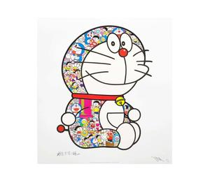 Buy Takashi Murakami Sitting Doraemon Anywhere Door Print (Signed, Edition of 300) at Sasom – Authentic and Ready to Ship