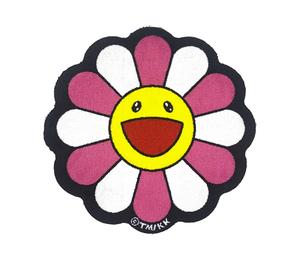 Buy Takashi Murakami Flower Floor Mat Rug Pink/White at Sasom – Authentic and Ready to Ship
