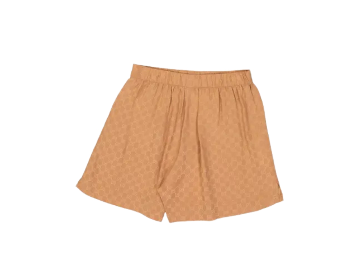 https://d2cva83hdk3bwc.cloudfront.net/GC-SRAGSMSBEUN7-gucci-silk-mini-short-beige-2.jpg