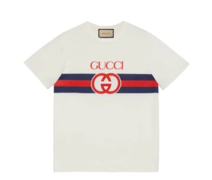 Buy Gucci Striped Cotton Jersey T-Shirt White at Sasom – Authentic and Ready to Ship