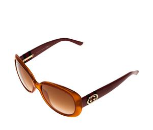 Buy Gucci Acetate Irregular Shape Sunglasses Women's Orange at Sasom – Authentic and Ready to Ship