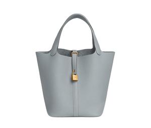 Buy Hermes Picotin Lock Clemence Calfskin Basket Bag Handbag Bucket Bag Women's 8U Bleu Glacier Blue at Sasom – Authentic and Ready to Ship