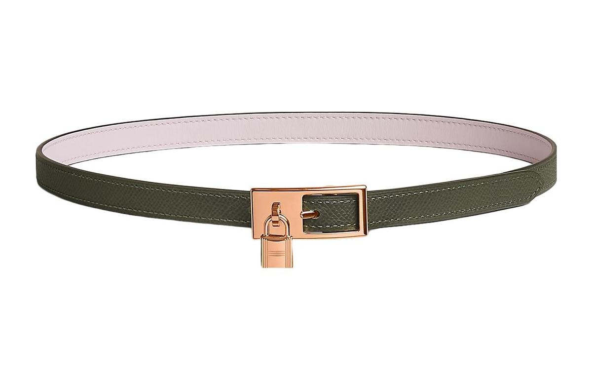 SASOM | เครื่องประดับ Hermes Elegant Rose Gold Buckle Epsom 