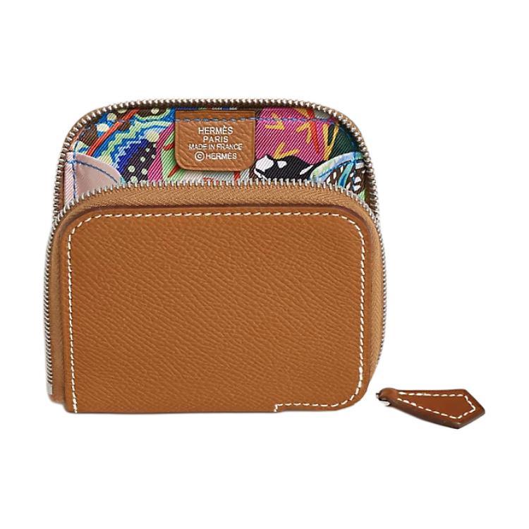SASOM | bags Hermes Silk'In Epsom Leather Wallet Women's