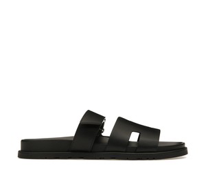 Buy Hermes Chypre Sandal Noir Calfskin Leather (M) at Sasom – Authentic and Ready to Ship