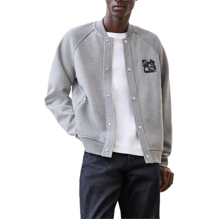 Hermes FW24 Jackets Coats Men's Gray