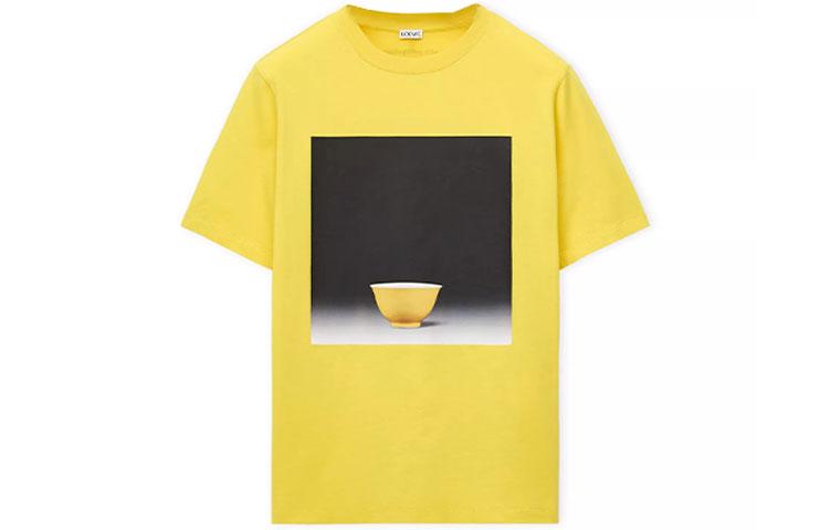 SASOM | apparel Loewe SS23 T Shirt Unisex Yellow Check the