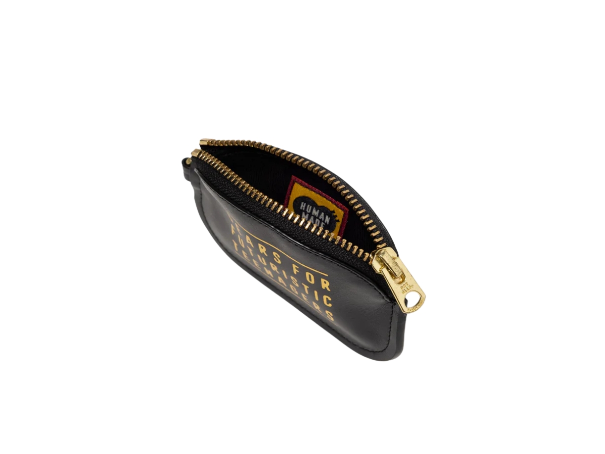 HUMAN MADE コインケース ブラック ช้อป Human Made Leather Coin Case Blackของแท้ที่ SASOM