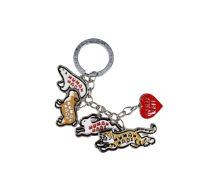 Buy Human Made Animal Heart Keyring Silver at Sasom – Authentic and Ready to Ship