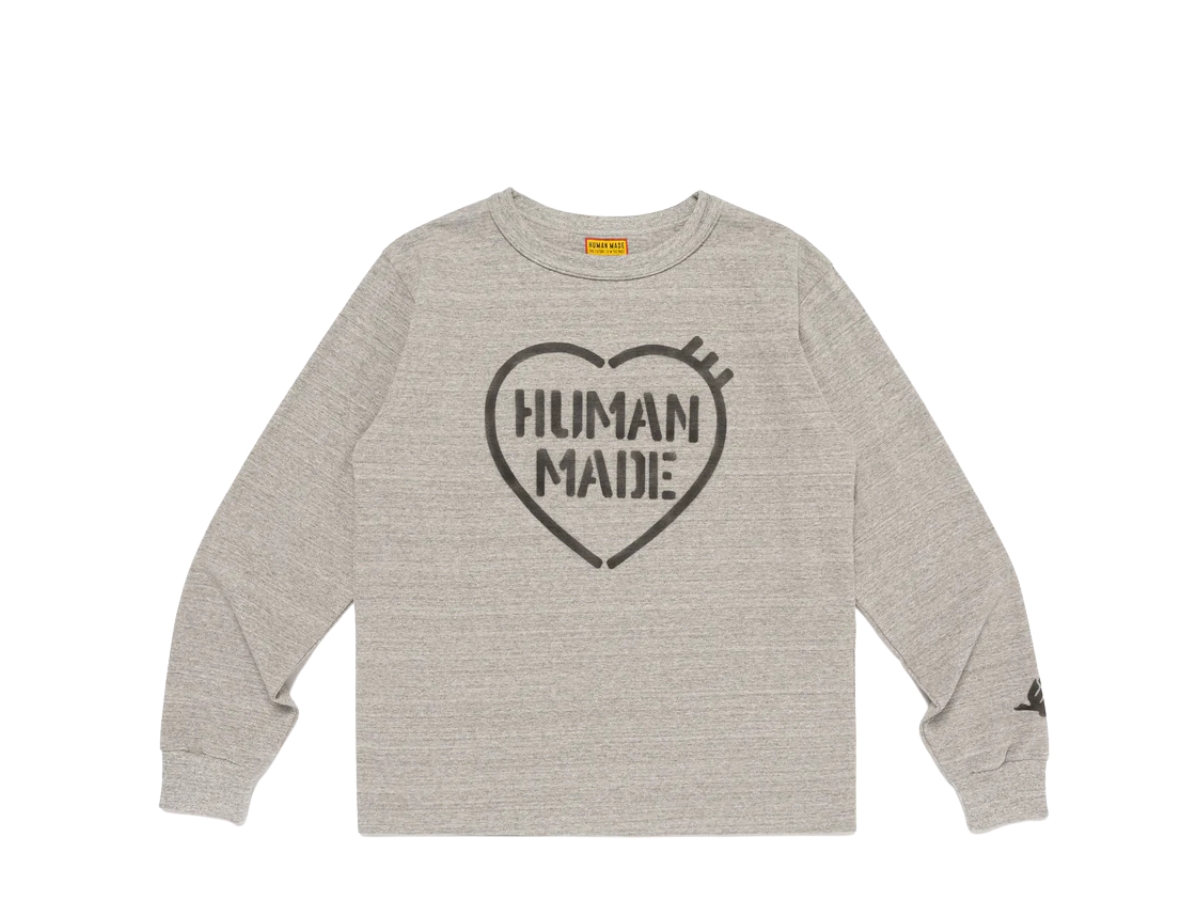 Made Human Military T-Shirt L⁄S MILITARY HUMAN Black in Logo T 