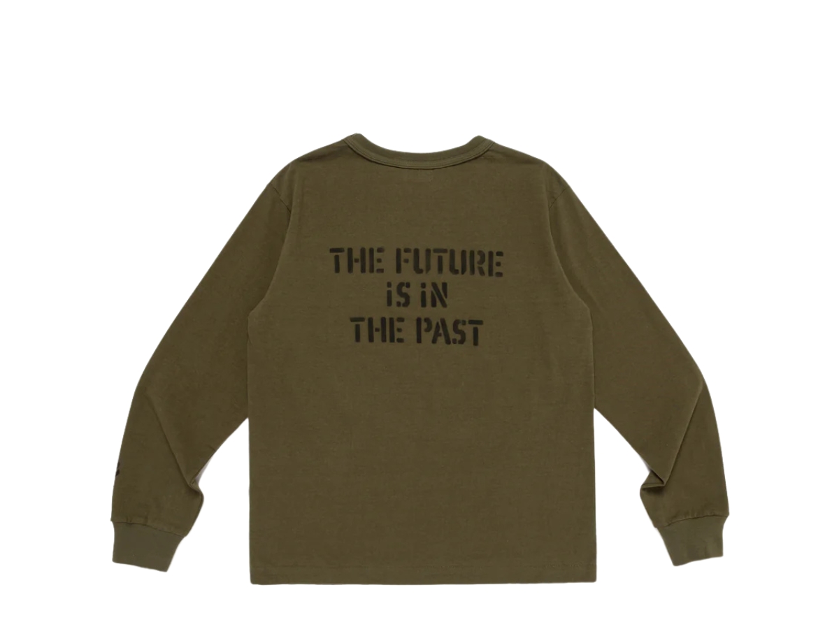 MILITARY L/S T-SHIRT ヒューマンメイド Buy Human Made Military L/S T-Shirt Olivedrab | SASOM
