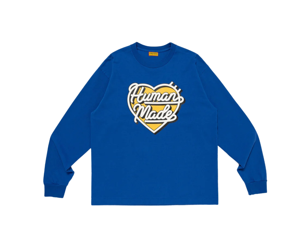 Human Made Graphic L/S T-Shirt Blue Shop Authentic at SASOM