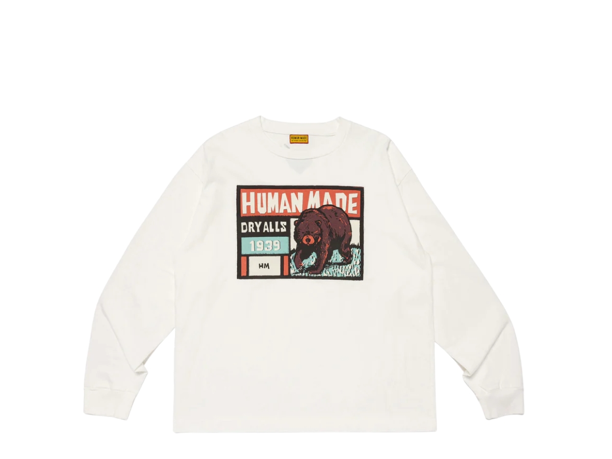 【Human Made】 Graphic L/S T-Shirt White HUMAN MADE Graphic L/S T-Shirt #1 White | HAVEN