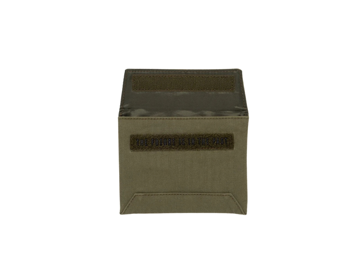 HUMAN MADE STEEL TISSUE CASE - OLIVEDRAB