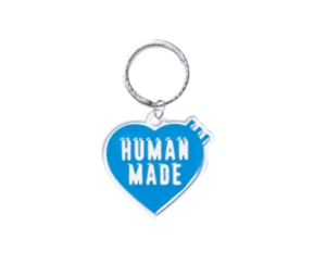 Buy Human Made Acrylic Heart Keyring Blue at Sasom – Authentic and Ready to Ship
