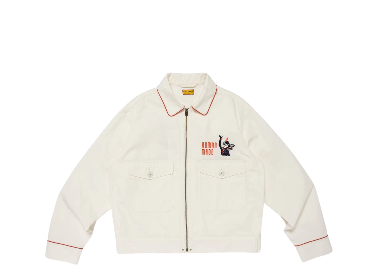 Human Made Drizzler Jacket White Shop Authentic at SASOM