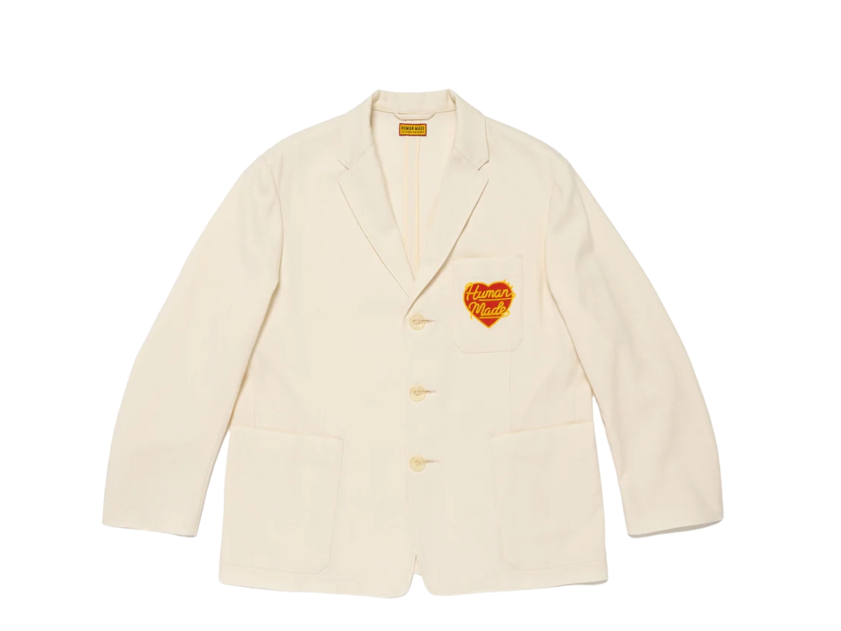 ช้อป Human Made Wool Blend Blazer Whiteของแท้ที่ SASOM