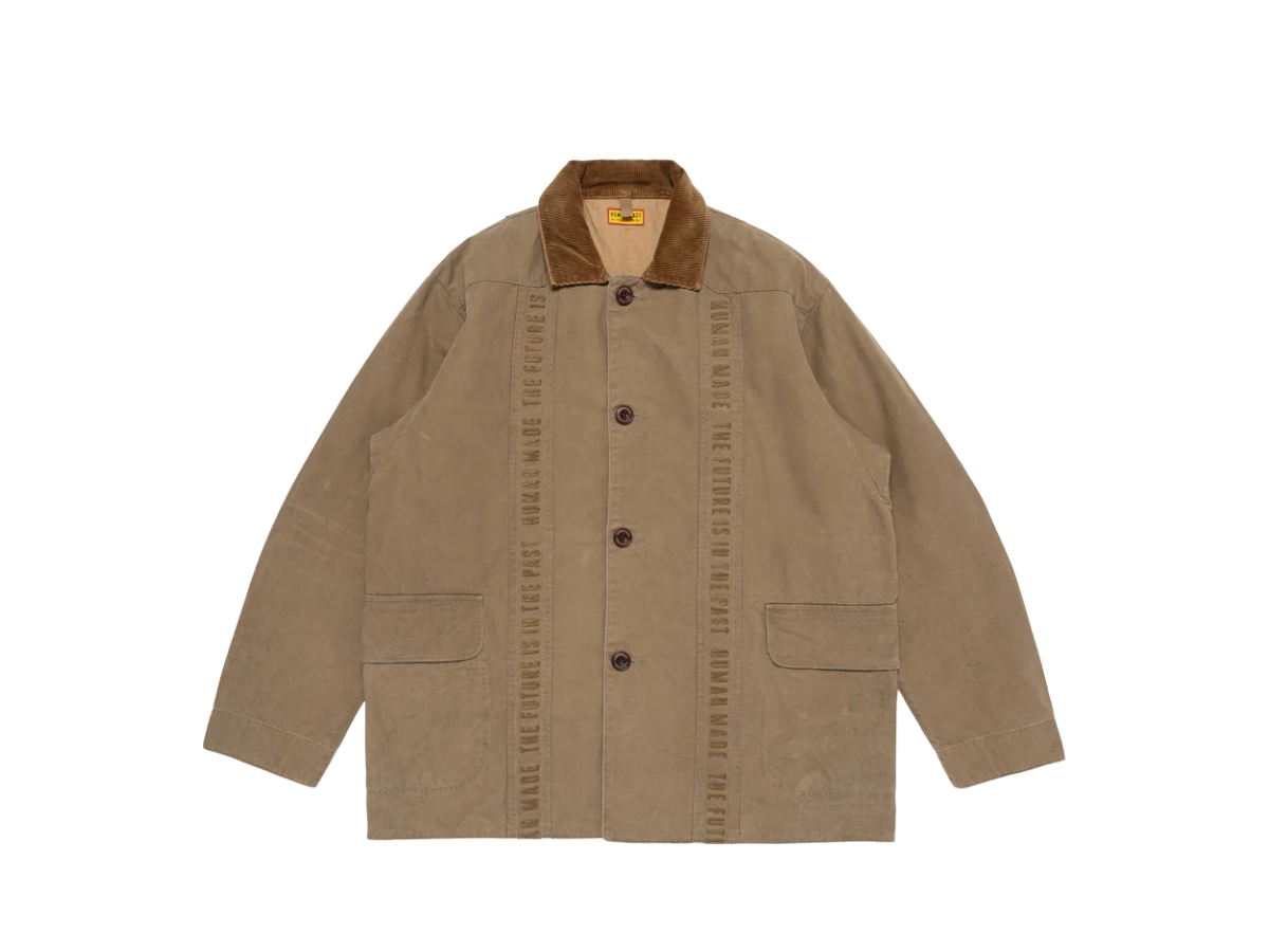 ジャケット・アウター Human Made Military Hooded Coat Brown Human Made Military Hooded Coat Brown