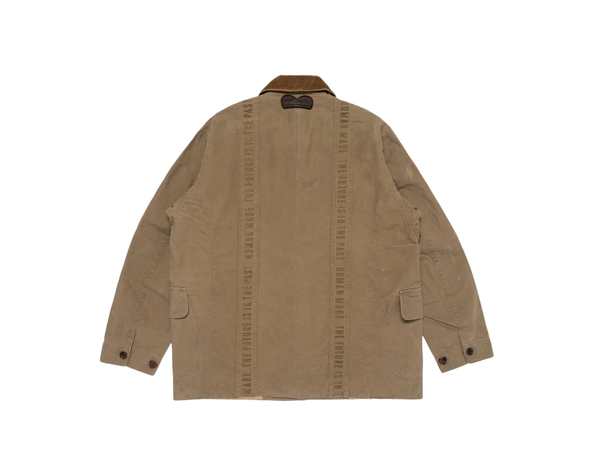 ジャケット・アウター Human Made Military Hooded Coat Brown Human Made Military Hooded Coat Brown