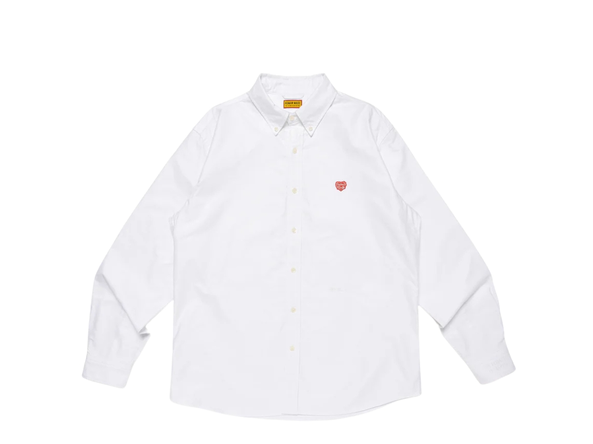 Human Made Oxford Bd Shirt White Shop Authentic at SASOM